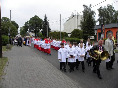 Procesja wiodła głównymi ulicami miasta. 